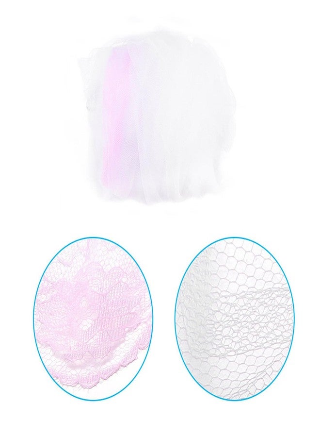 Vawolecy Universal Crib Floor Mosquito Net, Foldable Mosquito Mesh Palace Dome Baby Bed Canopy with Lace for Baby Kids Without Stand - Image 4